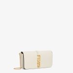 FENDI Fendigraphy Wallet On Chain White leather wallet - Image 3